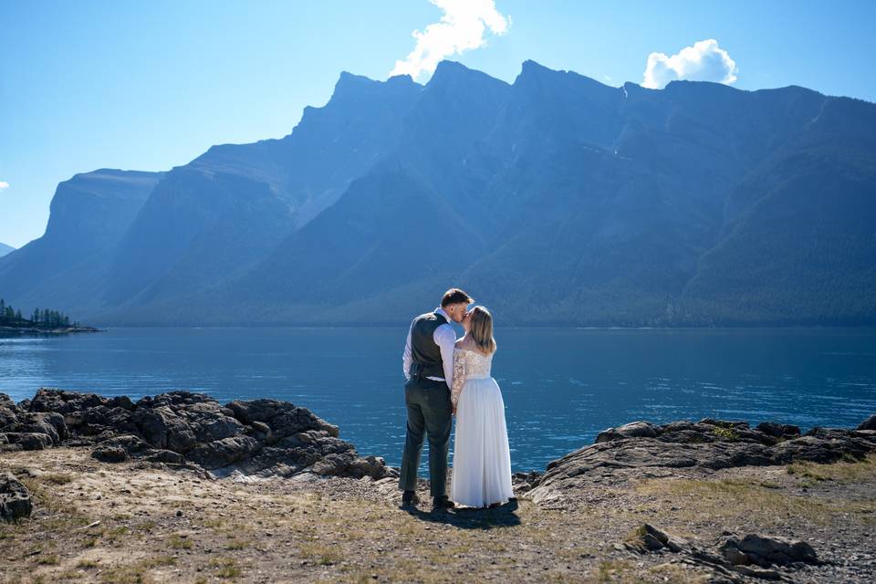 Lake Minnewanka Elopement