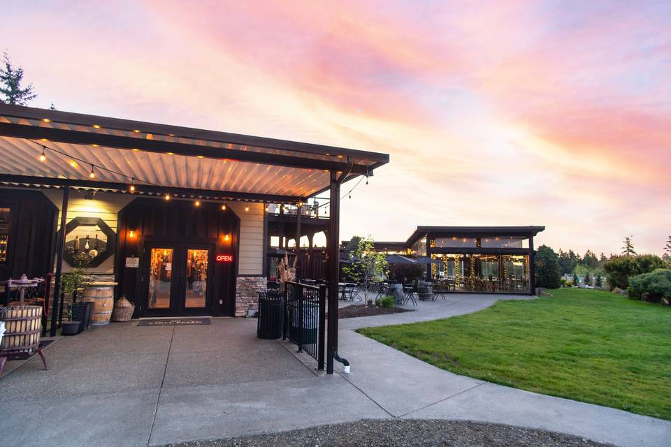 Winery entrance