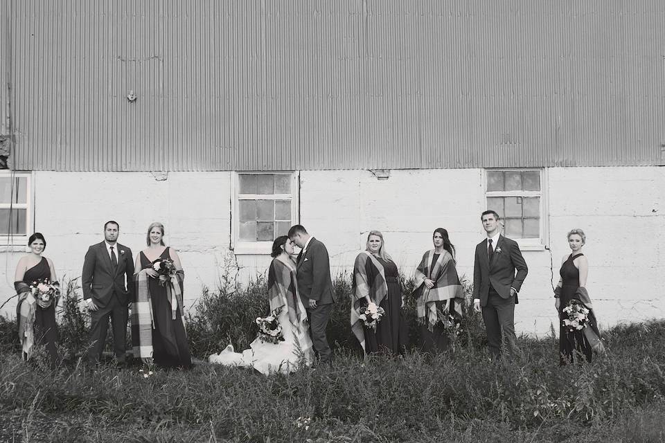 Stylized shoot at a barn