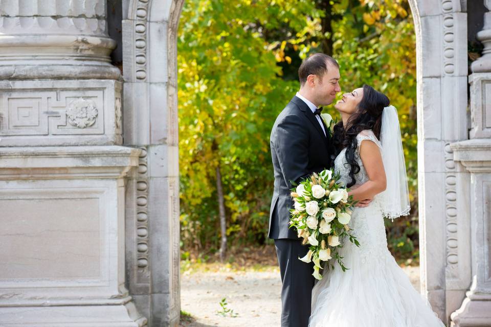 Guild inn estate bride groom