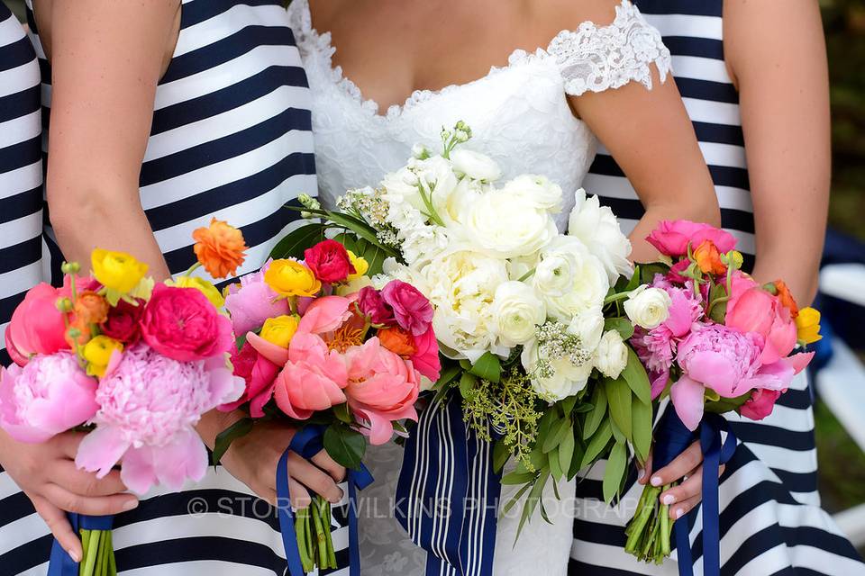 Ranunculus, peonies