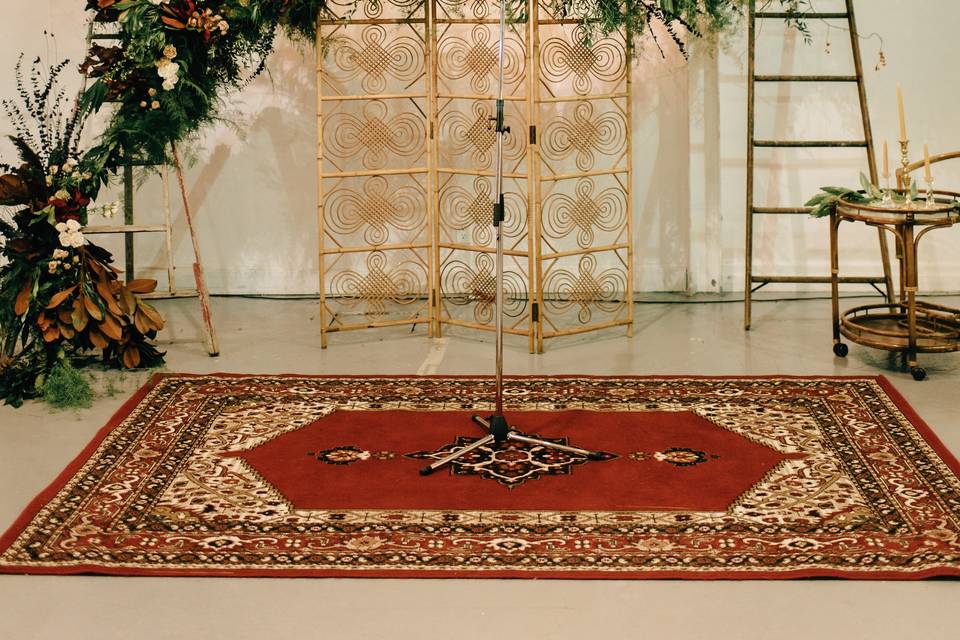 Original ceremony decor