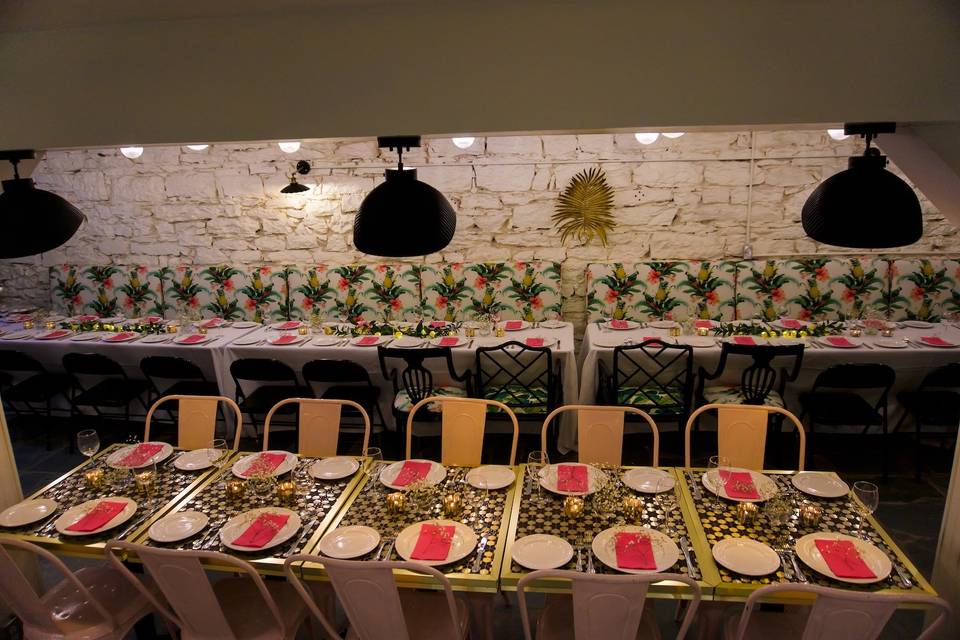 View of banquette