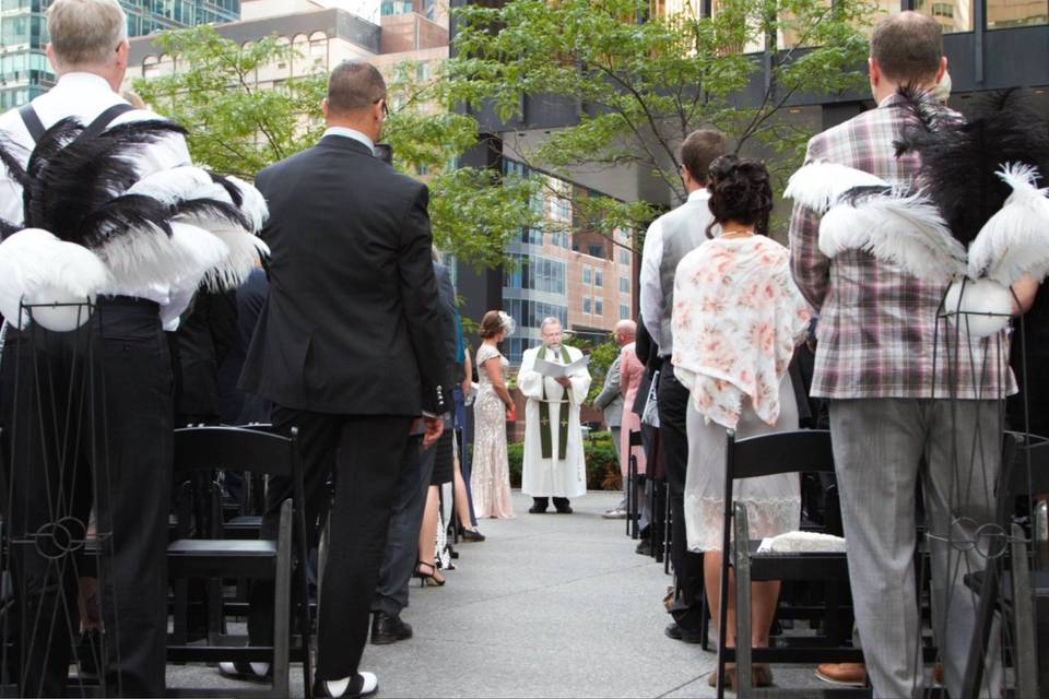 Bymark Courtyard Ceremony