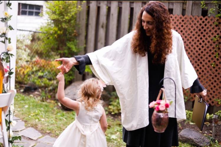 Adorable flower girl