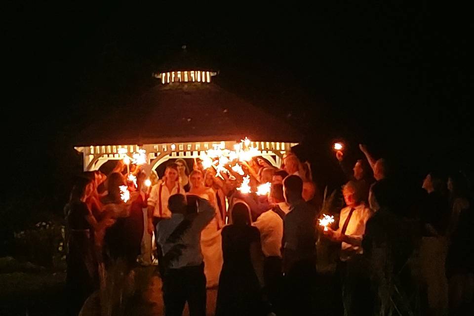 Night gazebo