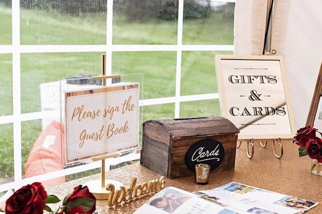 Ceremony Setup and Signage