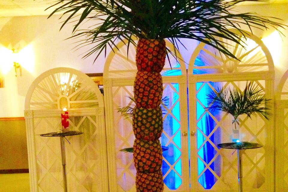 Pineapple palm tree