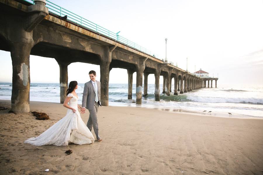 California beach wedding