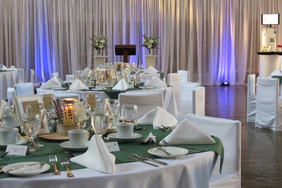 Head table & chair covers