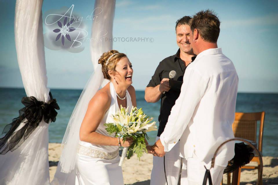 Destination wedding officiant