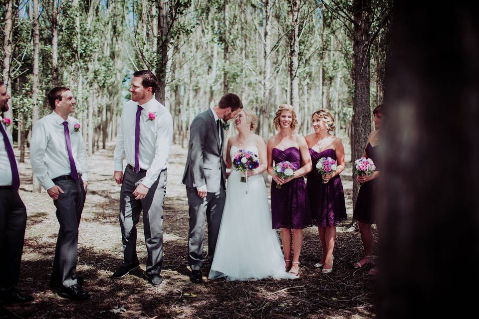 Kinloch Grove Bride and Groom