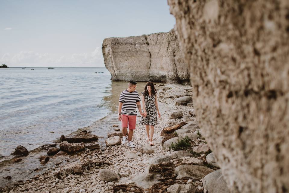 Beach/Cliffside Engagement