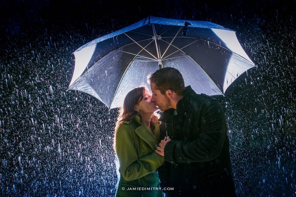 Rainy engagements