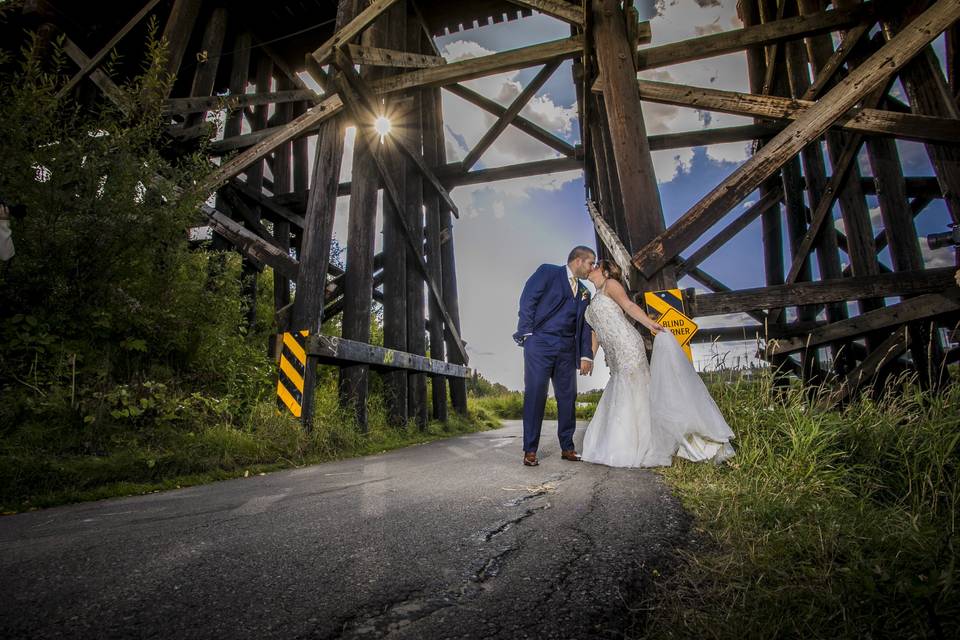 Wooden bridge