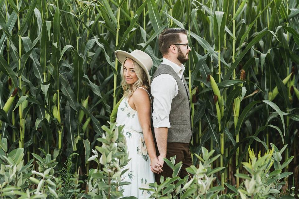 Boho engagement session