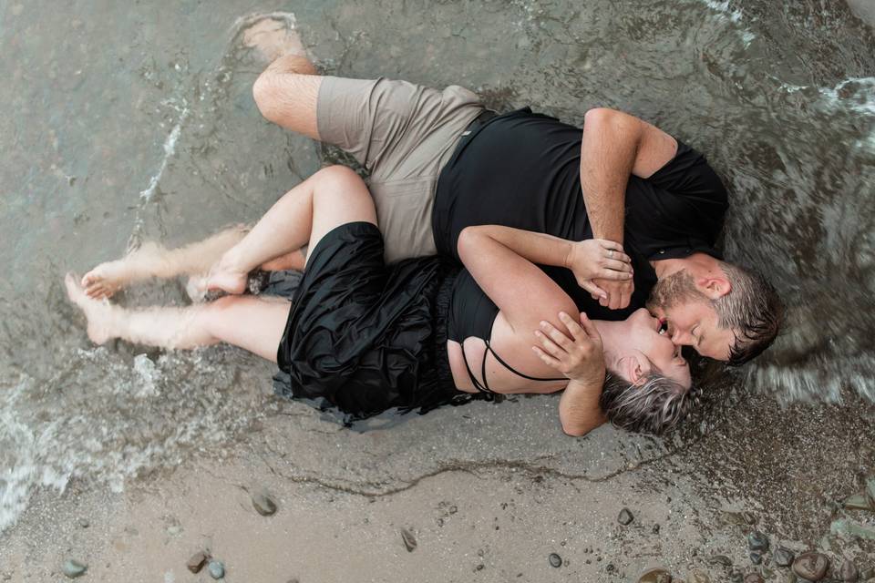 Beach engagement