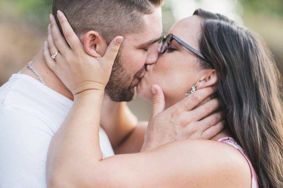 Beach engagement session