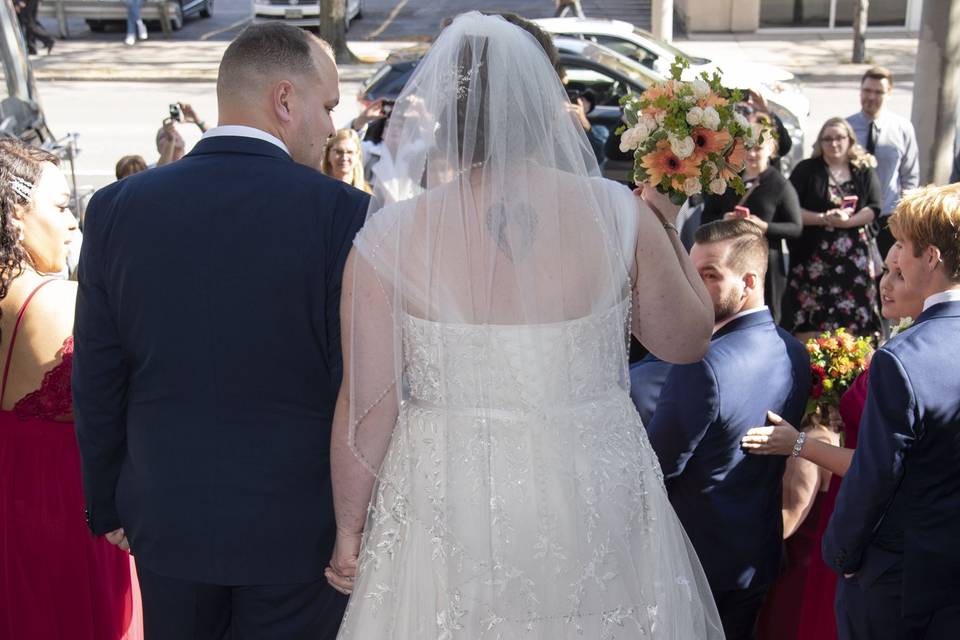 Bride and groom