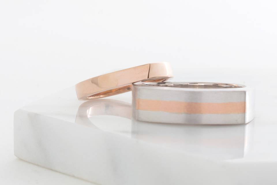 Rose Gold Wedding Bands