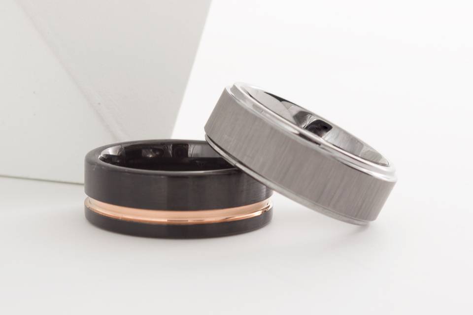 Tungsten Mens Wedding Bands