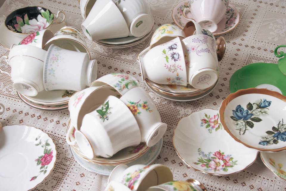 Inventory - Assorted Teacups