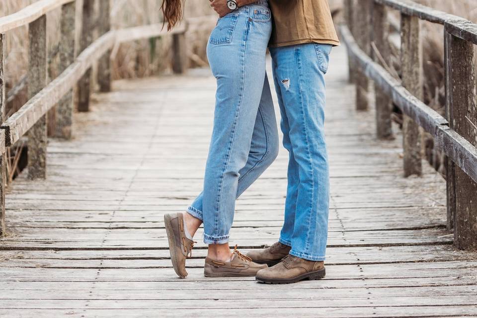 Boardwalk engagement session