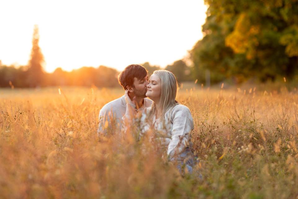 Couple at sunset