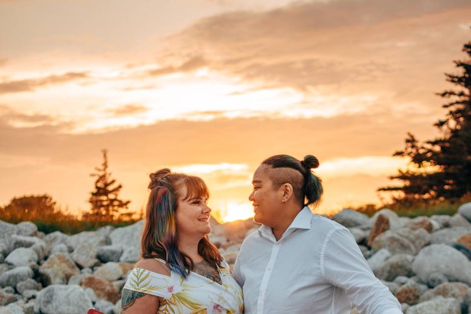 Engagement on the Beach