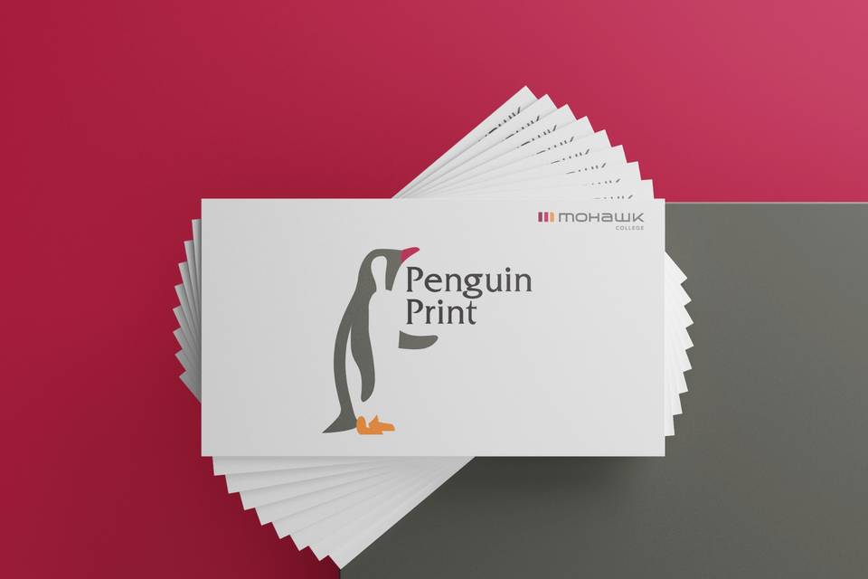 Penguin Print Business Card