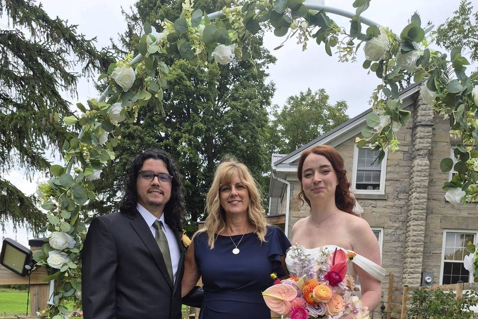 Country property nuptials