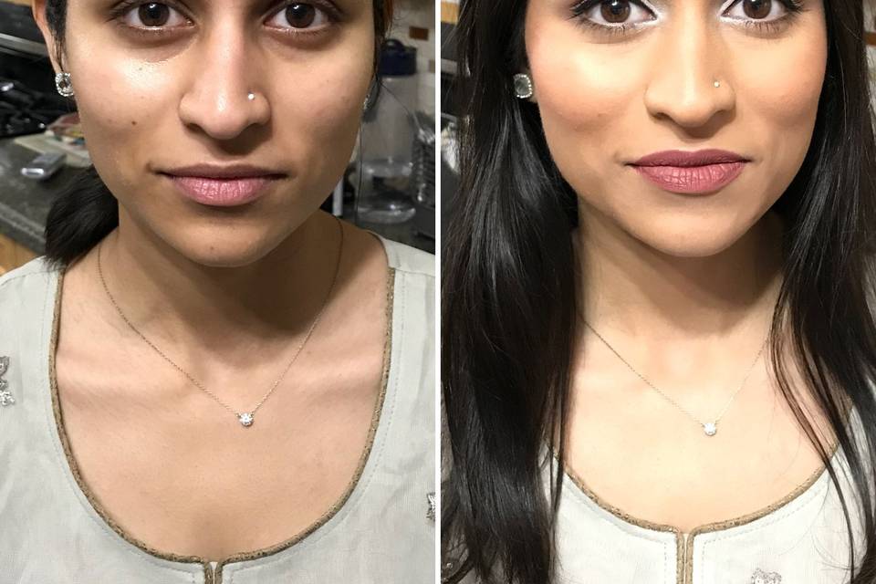 Natural before and after
