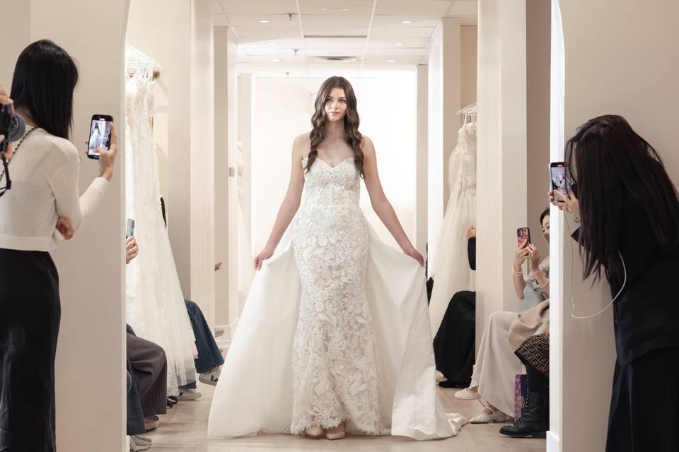 2 piece wedding dress