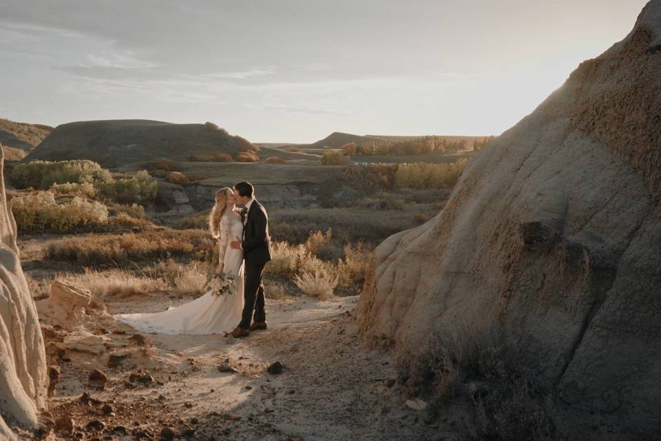 Badlands wedding