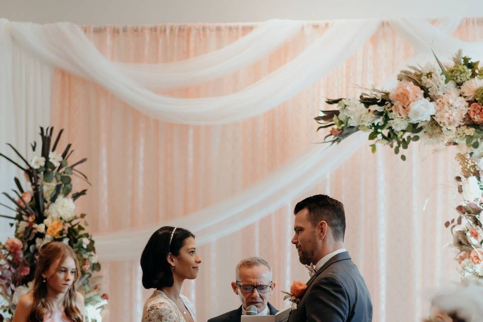 Ceremony at Puddicombe House