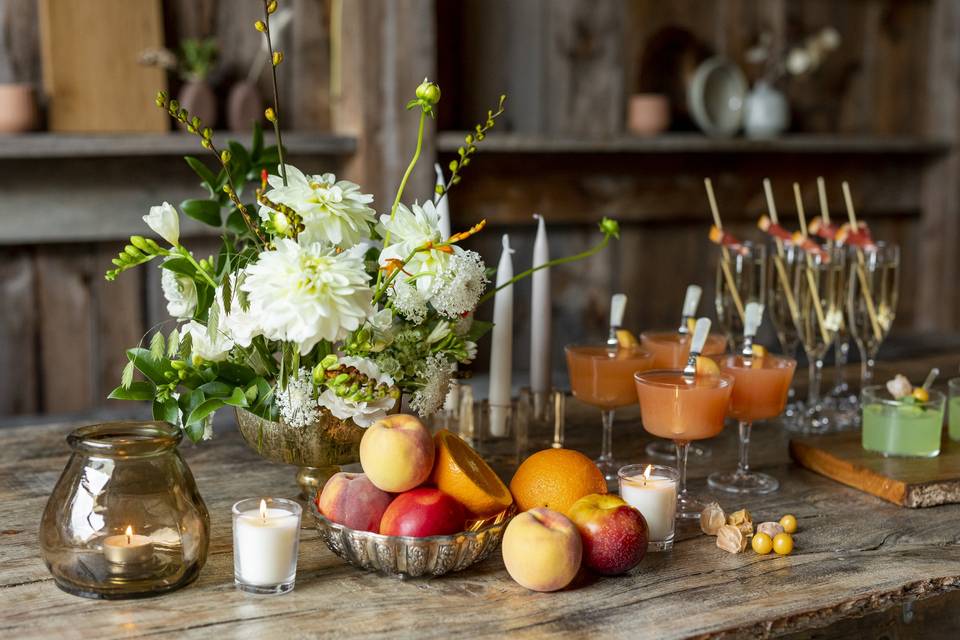 Bar Area at Adelina Barn