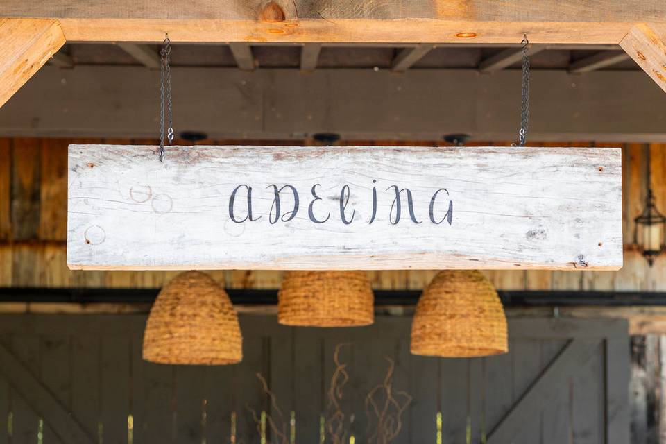 Pergola Area at Adelina Barn