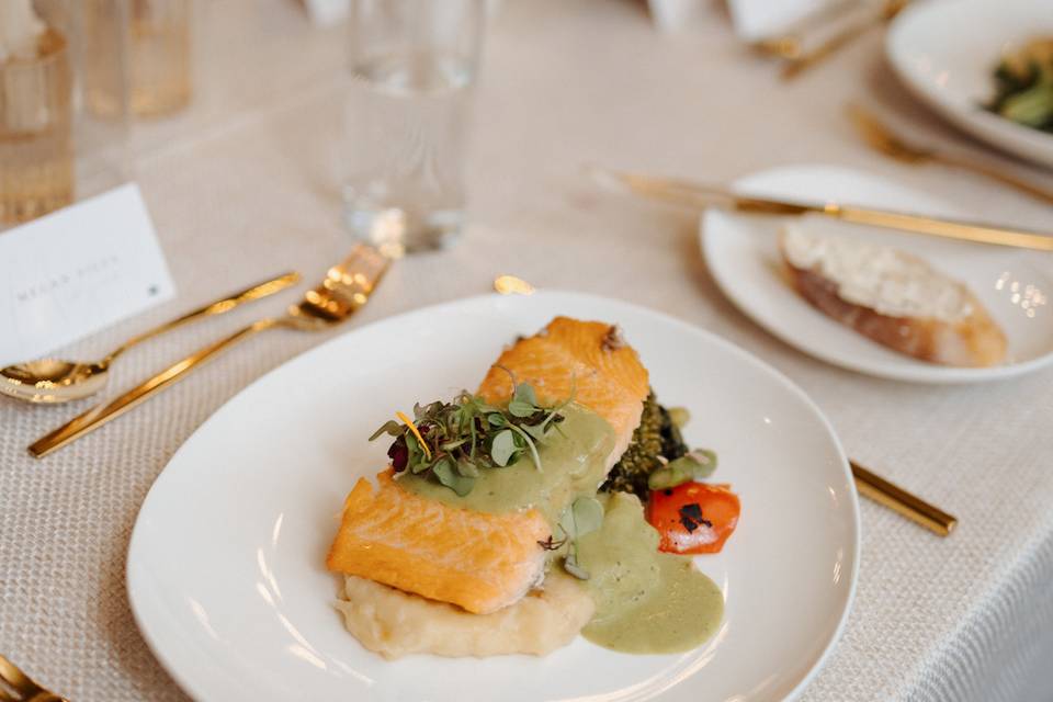 Food by catering partner