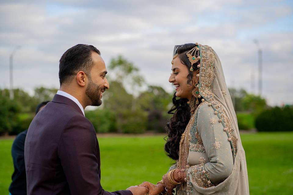 Wedding excitement