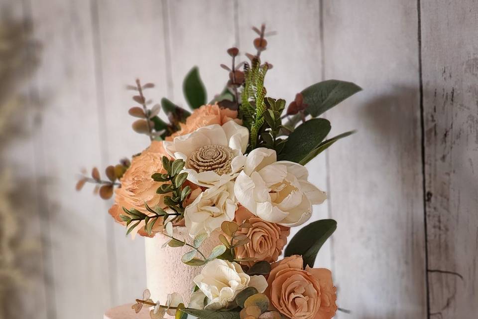DIY cake floral box