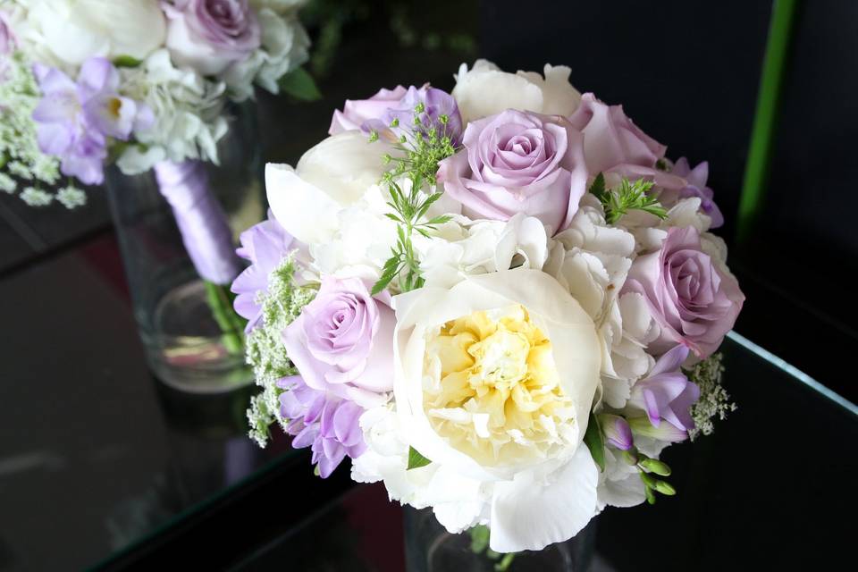 Lavender & white bouquet