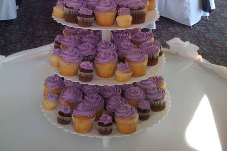 Purple cupcakes