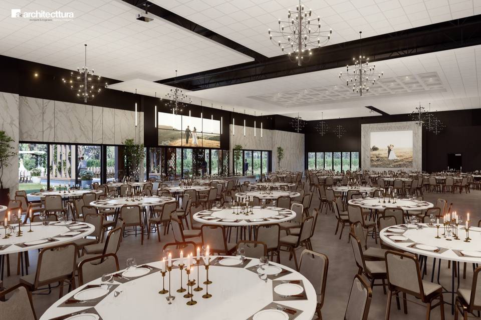 Main Hall (up to 375 guests)