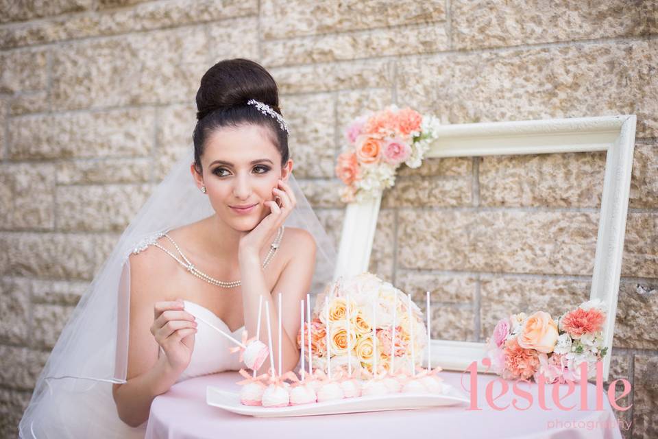 Rose centrepiece