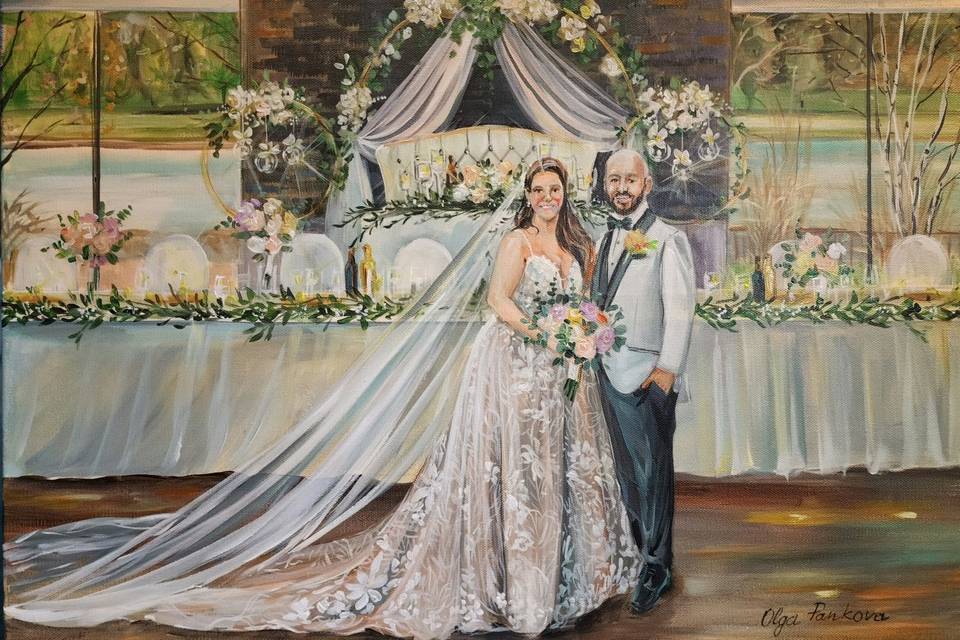 Live Wedding Painter Toronto