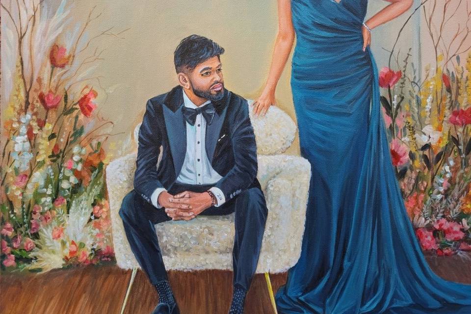 Live Wedding Painter Toronto