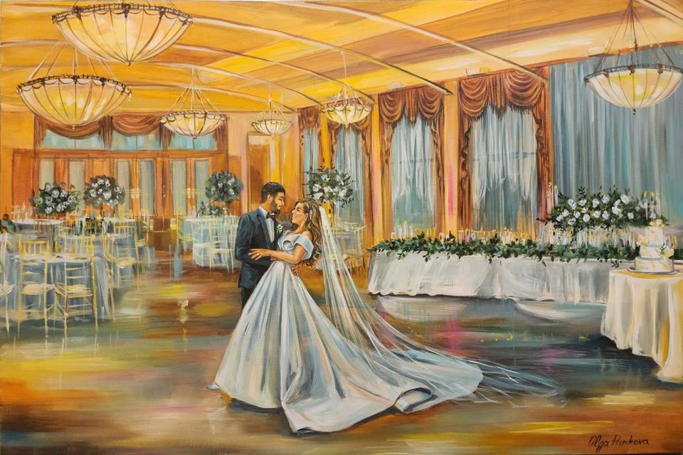 Live Wedding Painter Toronto