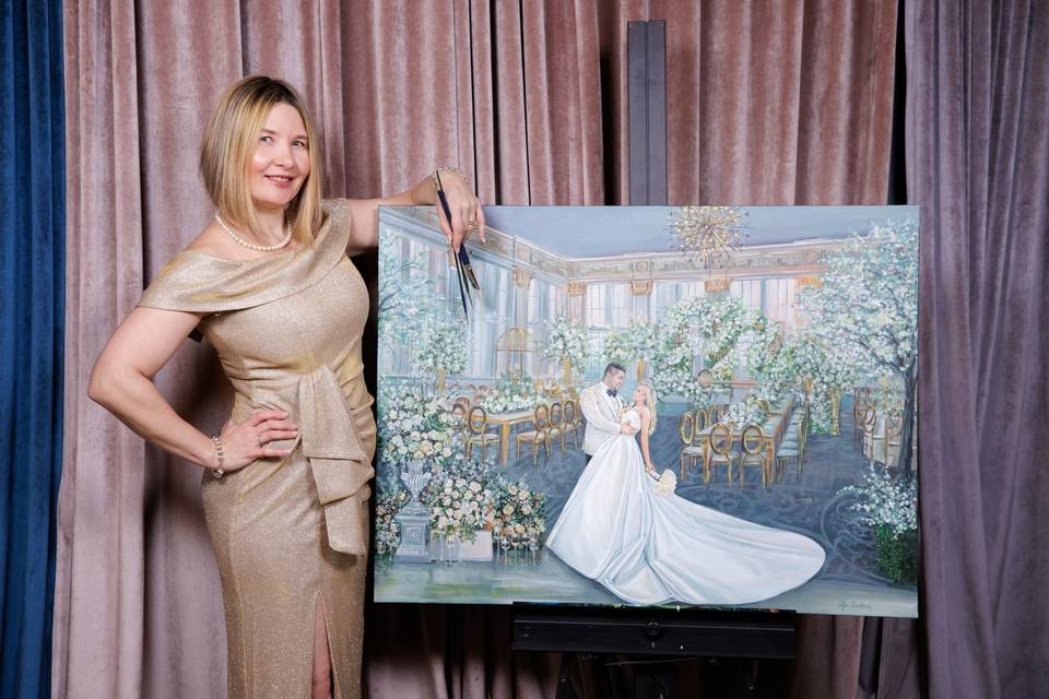 Live Wedding Painter Toronto