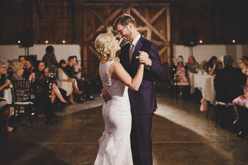 First dance in the big barn