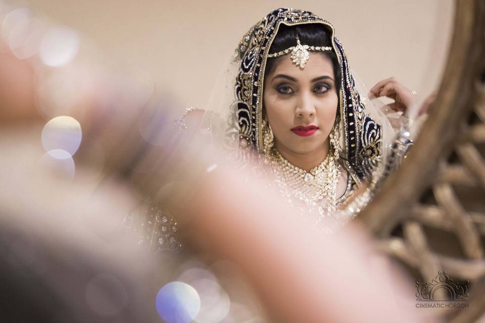 Bridal photo shoot with Humair